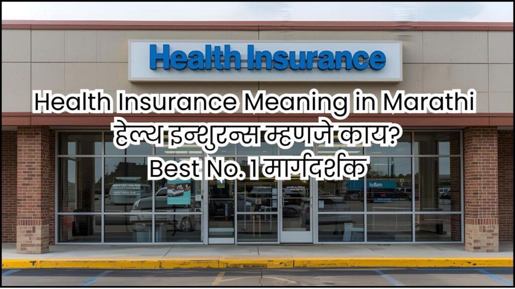 Health Insurance Meaning in Marathi | हेल्थ इन्शुरन्स म्हणजे काय? Best No. 1 मार्गदर्शक