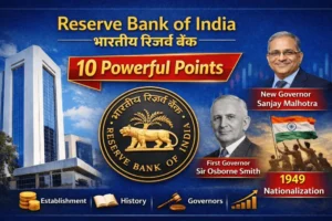 भारतीय रिझर्व बँक | Reserve Bank of India | 10 Powerful Points