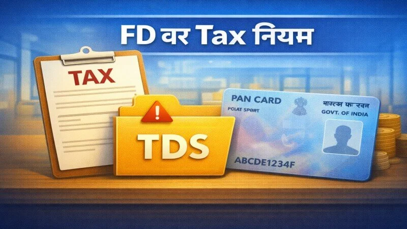 FD व्याजावर TDS आणि कर नियम