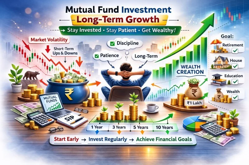 Mutual fund long term investment growth chart
