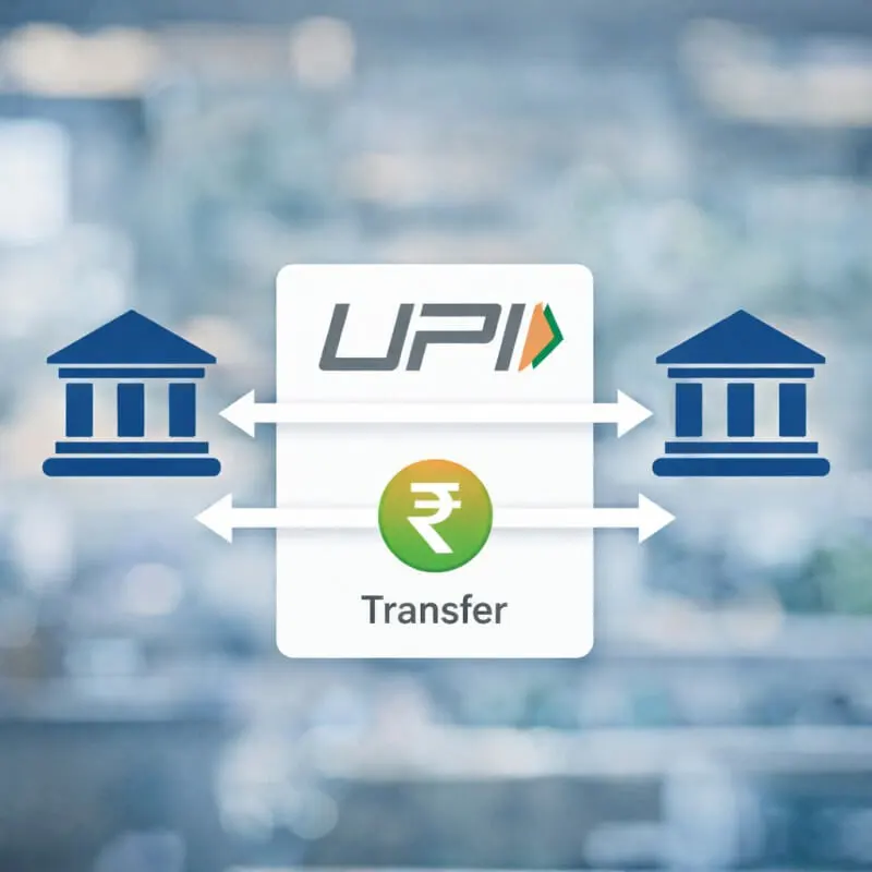 UPI payment system working diagram India digital payment flow