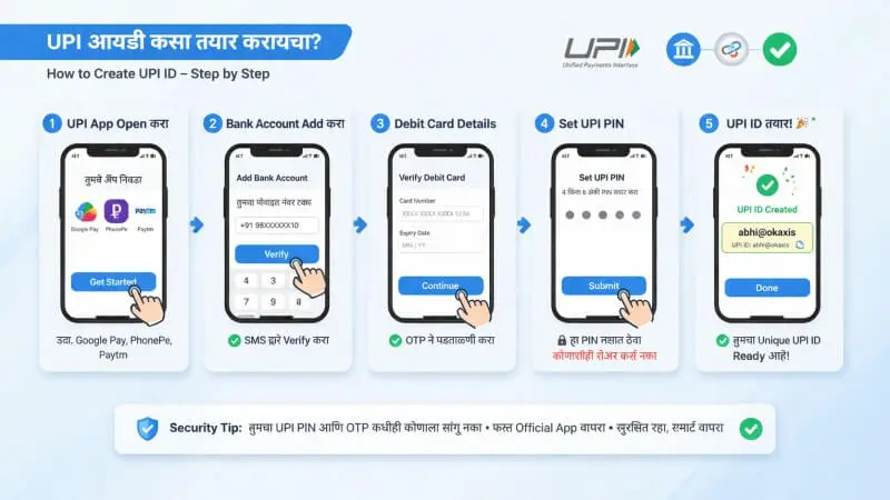 How to create a UPI ID step-by-step mobile app
