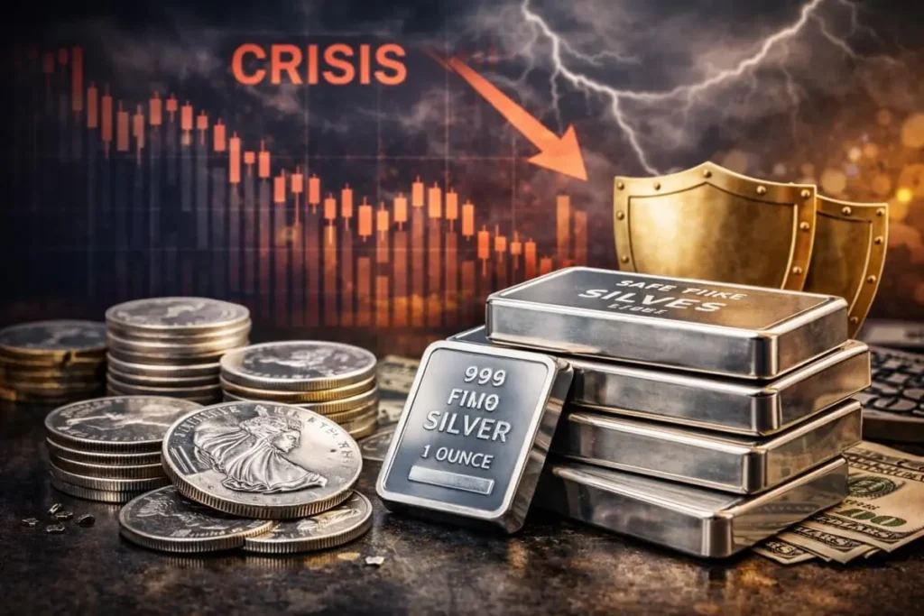 silver safe haven asset during crisis
