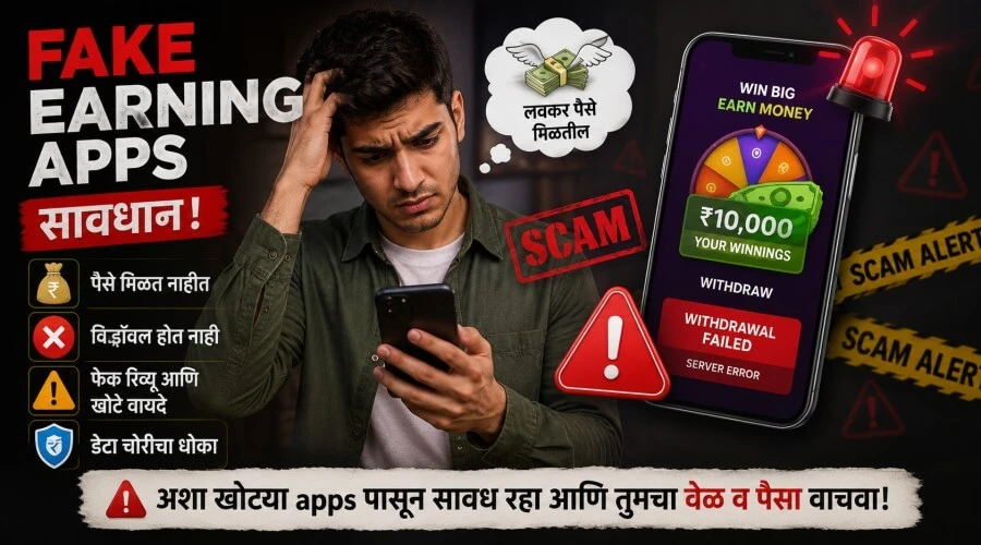 earning game scam warning