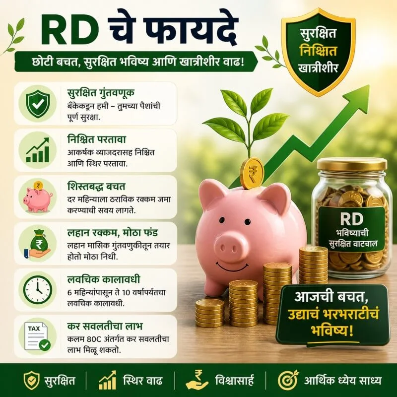 rd benefits safe investment steady growth india