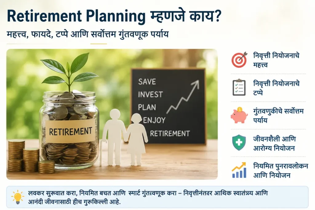 Retirement Planning Meaning in Marathi